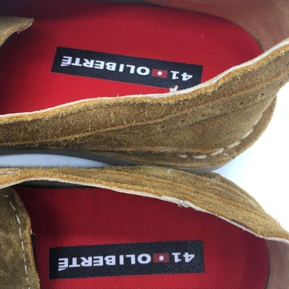 Oliberte Suede Leather Wing Tip Shoes Size 41 - Picture 9 of 10